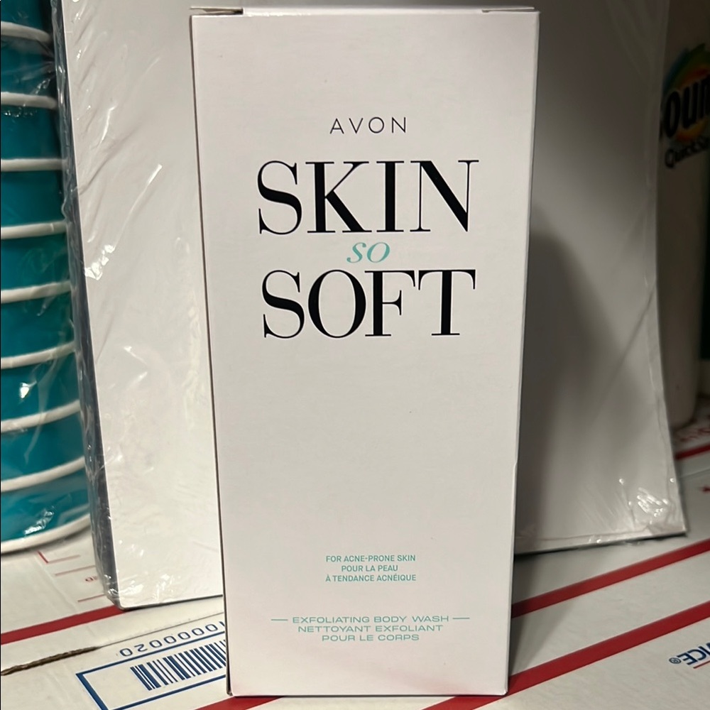 Avon Skin So Soft for Acne Prone Skin Exfoliating Body Wash